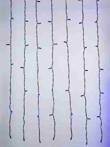 Уличная светодиодная гирлянда Uniel занавес 220V синий ULD-C2030-240/TBK Blue IP67 UL-00003936