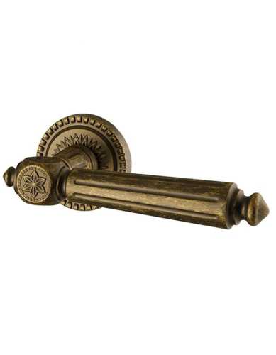 Комплект: Ручки Armadillo Matador CL4-OB-13+Завертка+Магнитный замок и Петли Fuaro/античная бронза