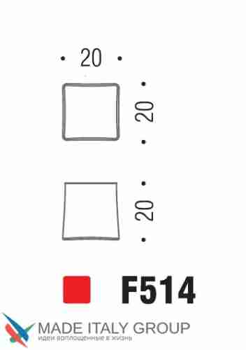 Ручка кнопка модерн COLOMBO DESIGN F514-CR полированный хром