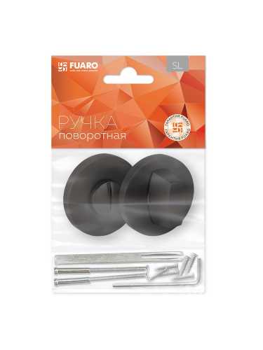 Ручка дверная Fuaro (Фуаро) межкомнатная R.SLR52.PRIZMA BL-24 черный  Набор 1