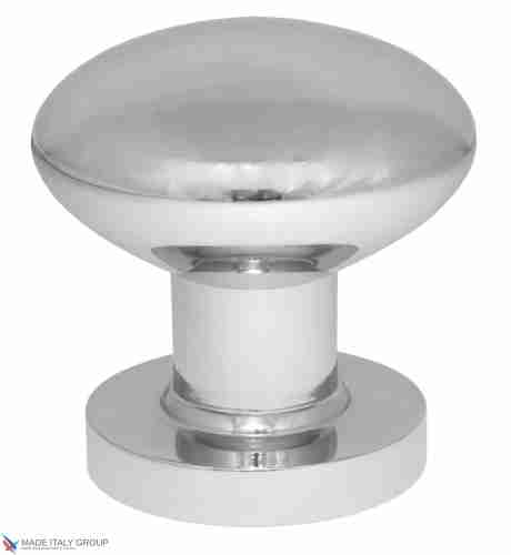 Ручка дверная кноб Venezia P20 Ø65 полированный хром