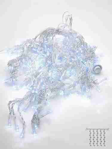 Светодиодная гирлянда Feron Занавес 230V 5000K холодный белый с мерцанием CL21 32342