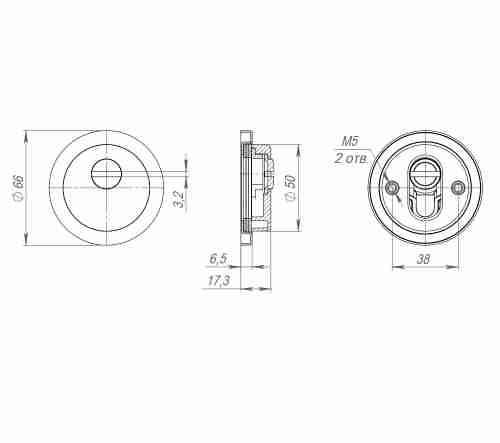 Накладка DEF.RLR/R-EXT.6617 SSG-39 сатинированное золото