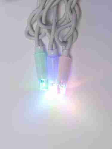 Уличная светодиодная гирлянда Uniel занавес 220V разноцветный ULD-C2030-240/TWK MULTI IP67 UL-00001359