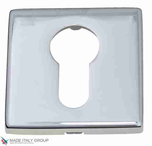 Накладка под цилиндр на квадратном основании Fratelli Cattini CYL 8FS-CR полированный хром 2 шт.