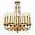 Подвесная люстра iLamp Louvre MD8551-20 GD