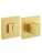 Завертка сантехническая Morelli MH-WC-S6 MSG на квадратной розетке 6мм цвет мат.сатиннированный золото