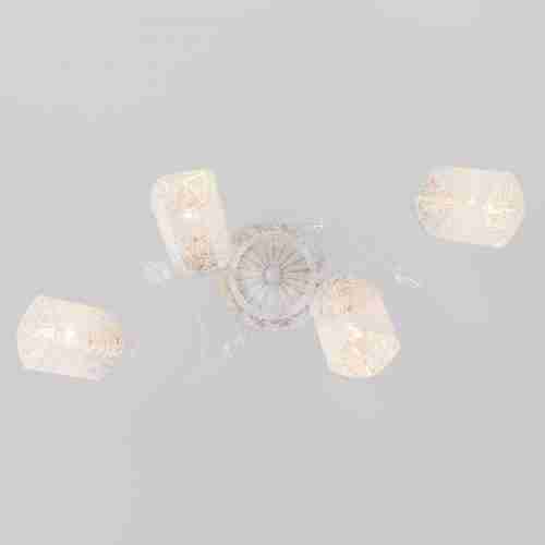 Подвесная люстра Eurosvet 30053/4 белый с золотом