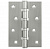 Петля дверная стальная универсальная AJAX 4B/P 100x70x2 SN (мат. никель) пакет