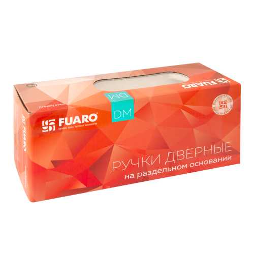 Комплект на 6 дверей - Ручка Fuaro (Фуаро) раздельная K.DM51.Straight (Straight DM) BL-24 черный