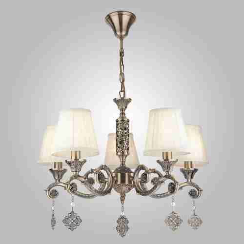 Подвесная люстра Eurosvet 60042/5 античная бронза