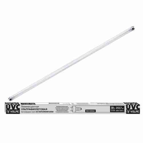 Лампа ультрафиолетовая бактерицидная Volpe G13 30W матовая EFL-T8-30/UVCB/G13/CU/V UL-00007402