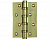 Петля дверная универсальная латунная ARCHIE A010-C 100X70X3-4BB-124 золото