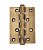 Петля дверная универсальная латунная ARCHIE A010-C 100X70X3-4BB-1ACF античный кофе