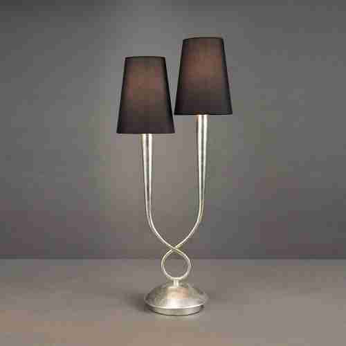 Настольная лампа Mantra Paola Painted Silver 3536