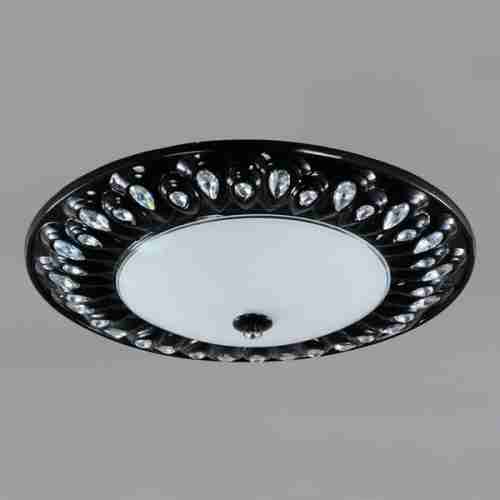 Светильник потолочный круглый Elvan MDG6271-3 BK