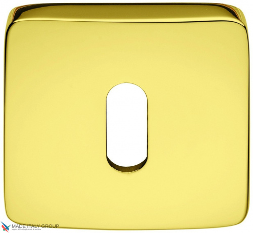 Накладка под ключ на квадратном основании Colombo PT13BB-OL полированная латунь