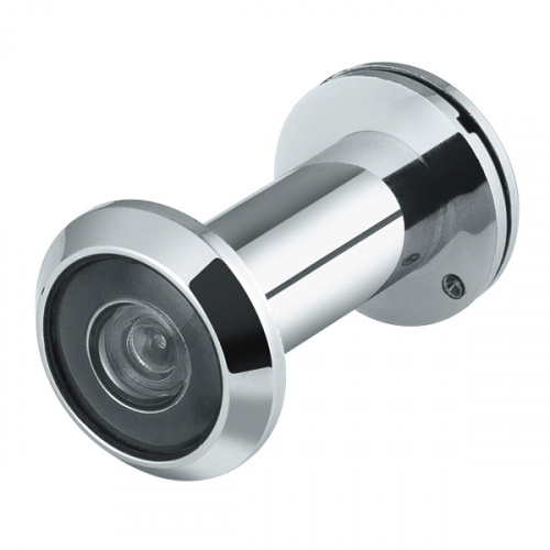 Глазок дверной Punto DVP1/NEW, 16/140/35x60 (оптика пластик) CP хром