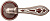 Ручка дверная VAL DE FIORI INDH 701-70 AI/WBR "БЕЛАДЖИО", серебро античн с эмалью