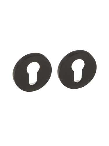 Накладка Fuaro (Фуаро) на цилиндр ET.R.ZLR52 BL-24 черный