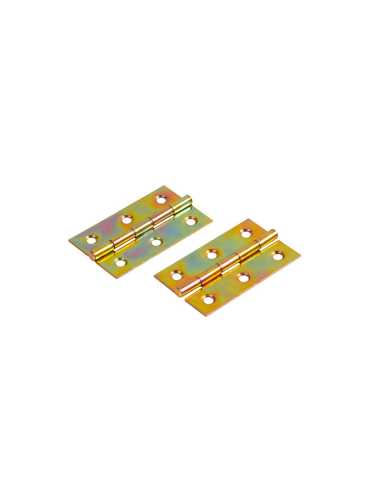 Петля Ajax (Аякс) карточная универсальная LM/IN30x50x1U YZN желтый цинк (2 шт)