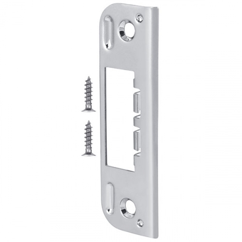 Ответная планка Fuaro 045 для дверей без притвора к замкам 2018 и 2014 WC/S-CP (хром)