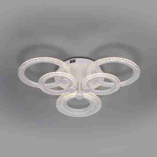 Потолочная светодиодная люстра Eurosvet Wellen 90226/6 белый