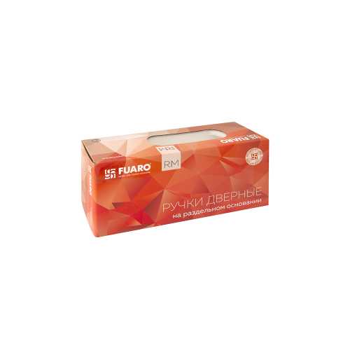 Комплект на 4 двери - Ручка Fuaro (Фуаро) раздельная R.RM54.TEMPO (TEMPO RM) SN/CP-3 матовый никель/хром