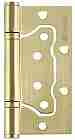 Петля дверная накладная без врезки (бабочка) Fuaro 500-2BB 100x2,5 SB мат. золото