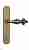 Дверная ручка Venezia "LUCRECIA" на планке PL02 матовая бронза