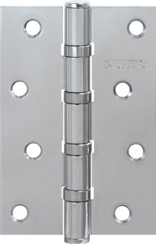 Петля дверная стальная универсальная Punto 4B/HD 100 CP (хром)