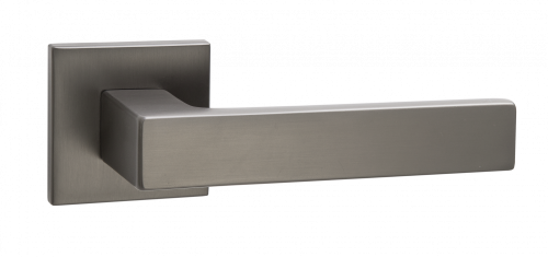 Ручка дверная "Куббаито", серия SLIM, матовый черный никель