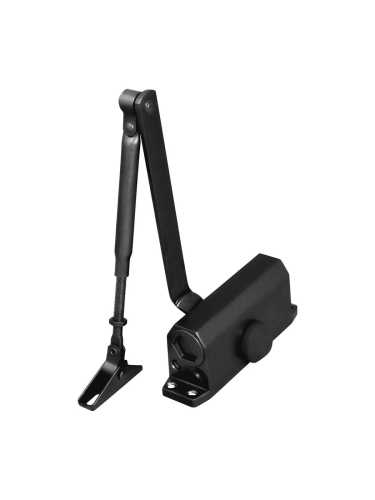 Доводчик Ajax (Аякс) дверной DCTR50-100 (TDR-100) 50-100кг BL черный