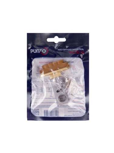 Защелка Punto (Пунто) врезная магнитная ML50-8 SSG-39 сатин.золото