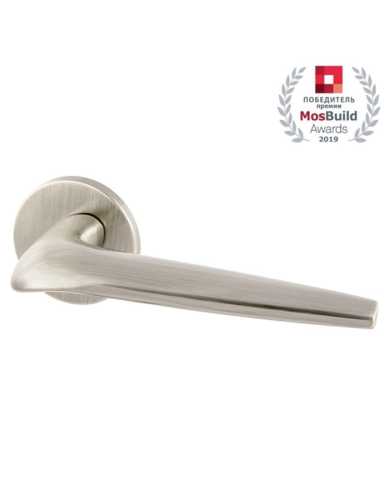 Комплект: Ручки Armadillo TWIN URS SN-3+Завертка+Бесшумный замок Fuaro/матовый никель