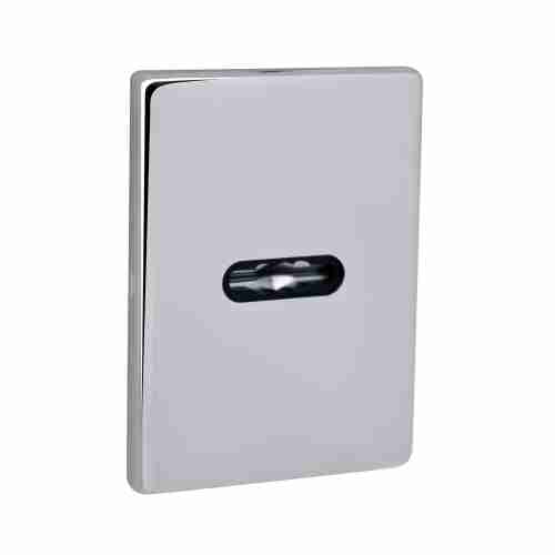 Накладка декоративная Fuaro с авт. шторками на сувальдный замок ESC 486-S-auto RL хром СР-8, 1 шт