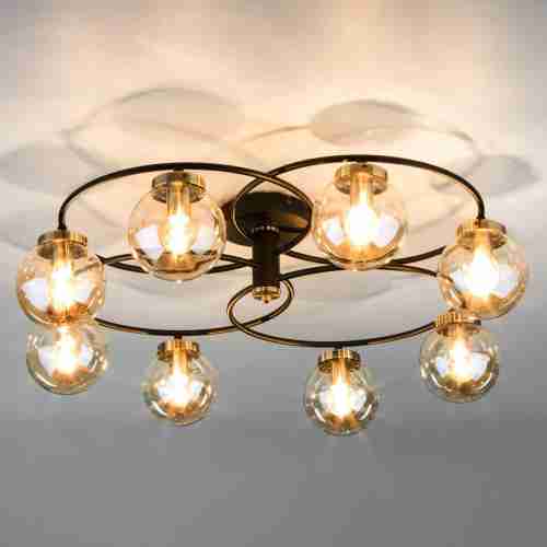 Потолочная люстра Eurosvet 70104/8 черный