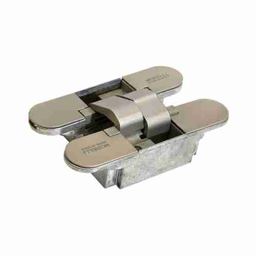 Комплект 8 шт. - Петля дверная скрытой установки Morelli HH-3 SN матовый никель