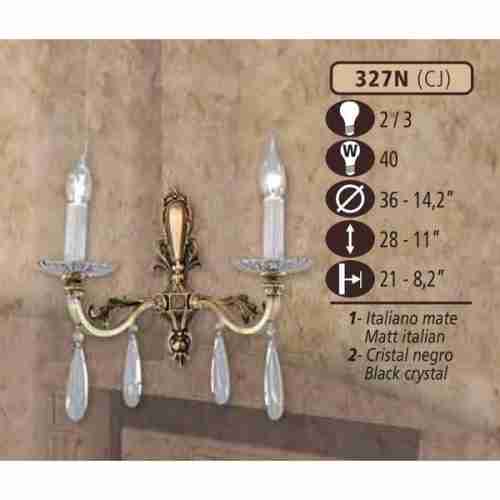 Бра Riperlamp 327N/2 CJ MATT ITALIAN