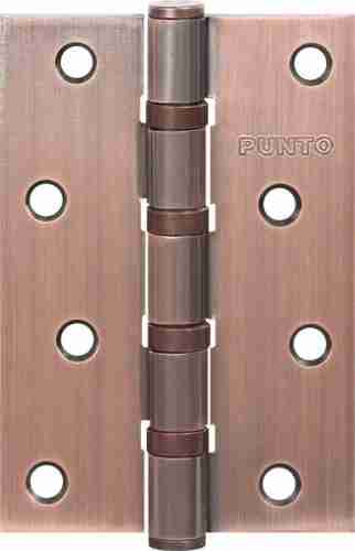 Комплект 8 шт. - Петля дверная универсальная стальная Punto 4B 100х70х2.5 AC медь