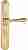 Ручка дверная Extreza PETRA (Петра) 304 на планке PL01 PASS полированное золото F01