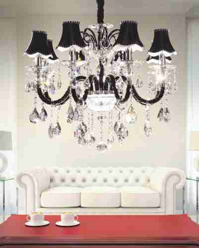 Подвесная люстра Lumina Deco Denica LDP 66249-8 BK