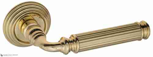 Дверная ручка Venezia "MOSCA" D8 полированная латунь