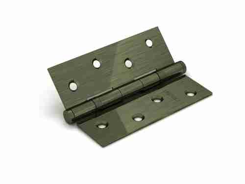 Комплект 10 шт. - Петля дверная стальная универсальная Fuaro 2BB 100x75x2,5 AB (бронза)