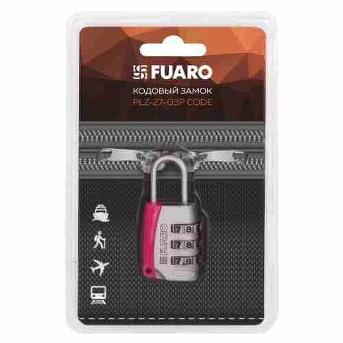 Замок навесной кодовый Fuaro PLZ-27-03P CODE БЛИСТЕР