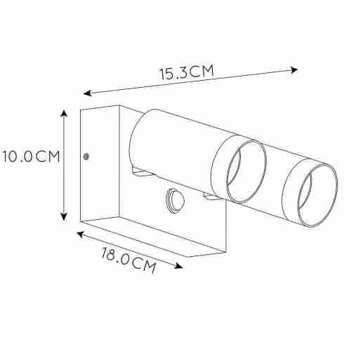 Уличный настенный светильник Lucide Taylor 09831/02/31