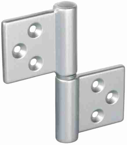 Комплект 10 шт. - Петля накладная карточная без врезки с квадратной осью Morelli Innovation CH-S 85X82 SC