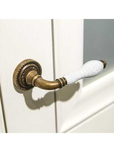 Ручка дверная Armadillo (Армадилло) межкомнатная R.CL55.Silvia (Silvia CL1) OB/CRP-213 античная бронза/кракелюр  Набор 9