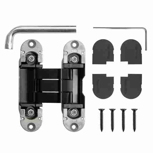 Комплект 10 шт. - Петля Armadillo (Армадилло) скрытой установки U3D8000.VPG BL черный TECH