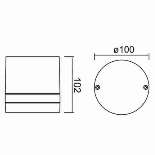 Потолочный светильник уличный Oasis Light 6042 6042 Gr
